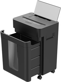 Шредер Cactus CS-SH-D8 с автоподачей (секр.P-4) фрагменты 150лист. 24лтр. скобы пл.карты - фото 24764