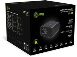 Проектор Cactus CS-X1.B LCD 1100Lm ANSI (4096x2160) 4300:1 ресурс лампы:50000часов 2xUSB typeA 2xHDMI 3кг - фото 25019