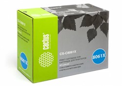 Лазерный картридж Cactus CS-C8061X (HP 61X) черный увеличенной емкости для HP LaserJet 4100, 4100DTN, 4100MFP, 4100N, 4100TN, 4101, 4101 MFP (10'000  стр.) - фото 8620