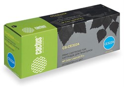 Лазерный картридж Cactus CS-CE322A (HP 128A) желтый для HP Color LaserJet CM1415 MFP, CM1415fn, CP1520 series, CP1521, CP1521n, CP1522n, CP1523, CP1525n, CP1525nw, CP1526nw, CP1527nw, CP1528, CP1528nw (1'300 стр.) - фото 8800