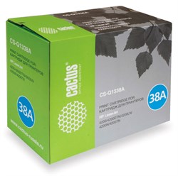 Лазерный картридж Cactus CS-Q1338A (HP 38A) черный для HP LaserJet 4200, 4200dtn, 4200dtnsl, 4200l, 4200ln, 4200lvn, 4200n, 4200tn (13'000 стр.) - фото 8848