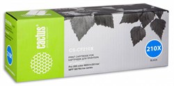 Лазерный картридж Cactus CS-CF210X (HP 131X) черный увеличенной емкости для HP Color LaserJet M251 (Pro 200 color), M251n, M251nw, M276 (Pro 200 color MFP), M276n (200 color MFP), M276nw (200 color MFP) (2'400 стр.) - фото 9024