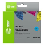 Струйный картридж Cactus CS-C9428 (HP 85) светло-голубой для HP DesignJet 30, 30gp, 30n, 90, 90gp, 90r, 130, 130de, 130gp, 130nr, 130r (72 мл)
