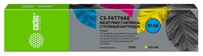 Струйный картридж Cactus CS-F6T79AE (HP 913A) желтый для HP PW 352dw, 377dw, Pro 477dw, 452dw (55 мл)