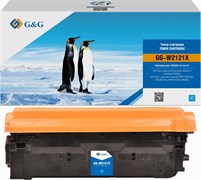 Лазерный картридж G&amp;G GG-W2121X (212X) голубой для HP Color LJ M554, M555, 578 Enterprise (10'000 стр.)