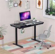 Стол для компьютера Cactus CS-EGD-BK-LED столешница закаленное стекло черный каркас черный, столешница 120x60 см