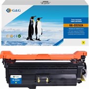 Лазерный картридж G&amp;G GG-CE252A (CE252A) желтый для HP CLJ CP3525n, CP3525dn, CP3525X, CP3520, CM3530fs MFP, CM3530 MFP (7'000 стр.)