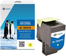 Лазерный картридж G&amp;G GG-78C5XY0 (78C5XY0) желтый для Lexmark CS421, CS421dn, CS521, CS521dn, CS622, CS622de, CX421, CX421adn, CX522, CX522ade, CX622, CX622ade, CX625, CX625ade, CX625adhe (5'000 стр.)