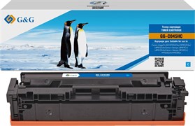 Картридж лазерный G&amp;G GG-C045HC 045H Cyan голубой (2200стр.) для Canon imageCLASS MF634Cdw/MF632Cdw/LBP612Cdw/i-Sensys LBP611Cn/LBP613Cdw/MF631Cn/MF633Cdw/MF635Cx