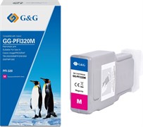 Струйный картридж G&amp;G GG-PFI320M PFI-320M пурпурный для Canon imagePrograf TM-200, 200MFP, 205, 300, 300MFP, 305  (300 мл)