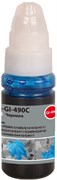 Чернила Cactus CS-GI-490C голубой 70мл для Canon PIXMA G1400, G1410, G1411, G2400, G2410, G2411, G3400, G3410, G3411, G4400, G4410, G4411