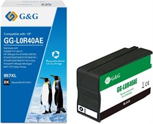 Струйный картридж G&amp;G GG-L0R40AE (HP 957XL) черный для HP OJ Pro 8734, 8210, 8720, 8724, 8725, 8726, 8727, 8736, 8740, 8743, 8744, 8746, 8747 (73 мл)
