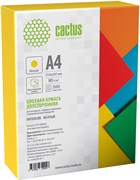 Бумага Cactus CS-CPY-A480500 A4/80г/м2/500л./желтый интенсив