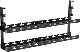 Кабель-канал Cactus CS-CM-700-2BK для столов 72.8x13.5x34.2см черный