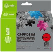 Струйный картридж Cactus CS-PFI031M (PFI-031M) пурп.пигм. для Canon imagePROGRAF TM-240, 340 (55 мл)