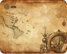 Коврик для мыши Cactus Vintage map 250x200x3мм (CS-MP-D10S)