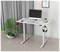 Стол Cactus CS-ED-WWT столешница МДФ белый, каркас белый, столешница 120x60 см - фото 16316
