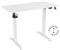 Стол Cactus CS-ED-WWT столешница МДФ белый, каркас белый, столешница 120x60 см - фото 17144