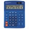 Калькулятор настольный Brauberg Extra-12-BU (206x155 мм), 12 разрядов, двойное питание, синий - фото 18033
