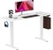 Стол для компьютера Cactus CS-EDL-WWT столешница ДСП белый, каркас белый, столешница 160x60 см - фото 21671