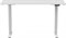 Стол для компьютера Cactus CS-EDL-WWT столешница ДСП белый, каркас белый, столешница 160x60 см - фото 21676