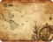 Коврик для мыши Cactus Vintage map 250x200x3мм (CS-MP-D10S) - фото 24599
